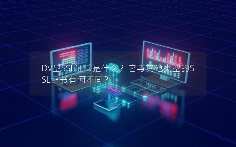 DV型SSL证书是什么？它与其他类型的SSL证书有何不同？