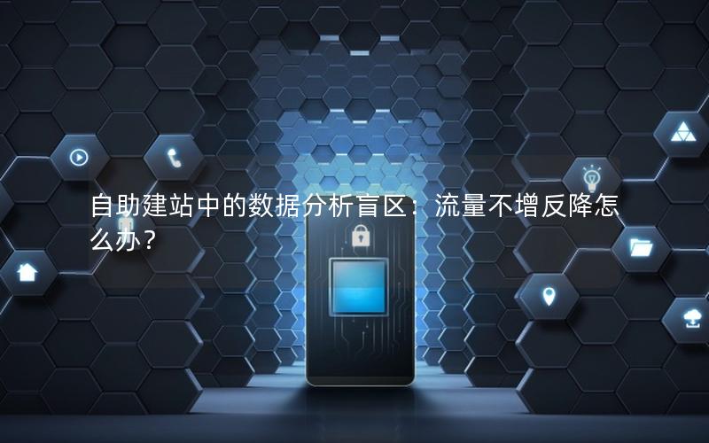 自助建站中的数据分析盲区：流量不增反降怎么办？