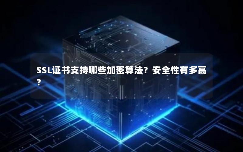 SSL证书支持哪些加密算法？安全性有多高？