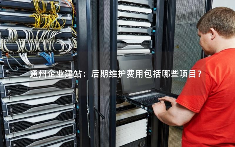 通州企业建站：后期维护费用包括哪些项目？