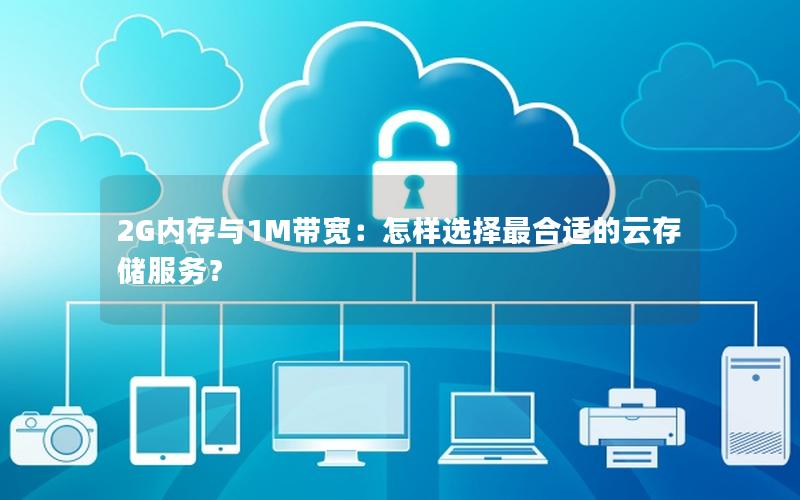 2G内存与1M带宽：怎样选择最合适的云存储服务？
