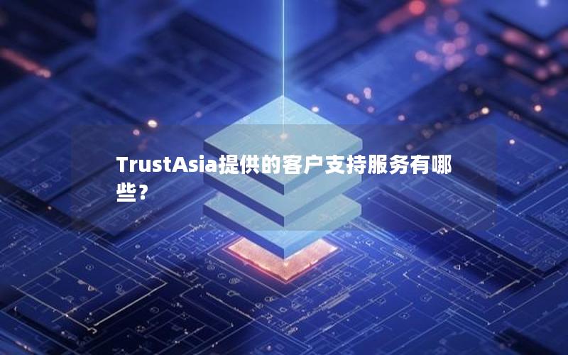 TrustAsia提供的客户支持服务有哪些？