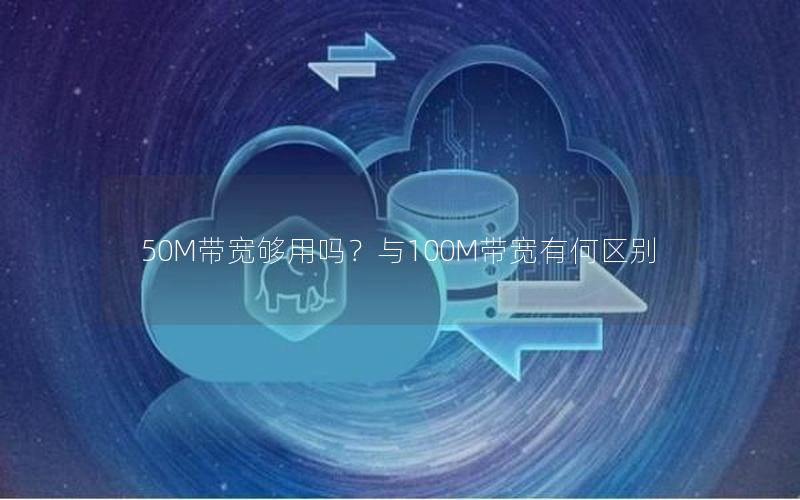 50M带宽够用吗？与100M带宽有何区别