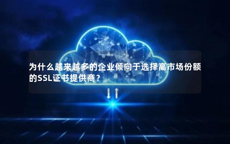 为什么越来越多的企业倾向于选择高市场份额的SSL证书提供商？