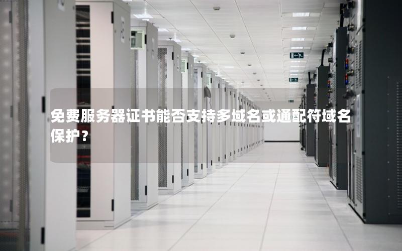 免费服务器证书能否支持多域名或通配符域名保护？
