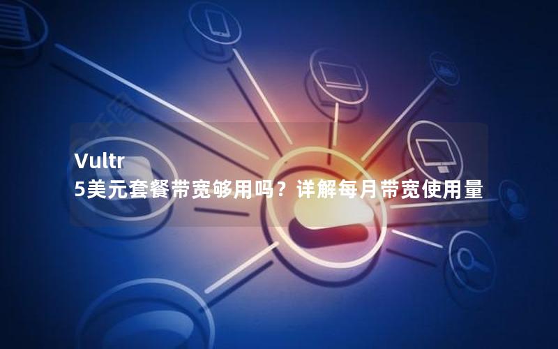 Vultr 5美元套餐带宽够用吗？详解每月带宽使用量