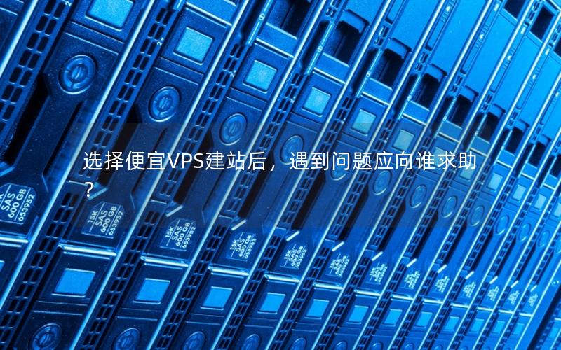 选择便宜VPS建站后，遇到问题应向谁求助？
