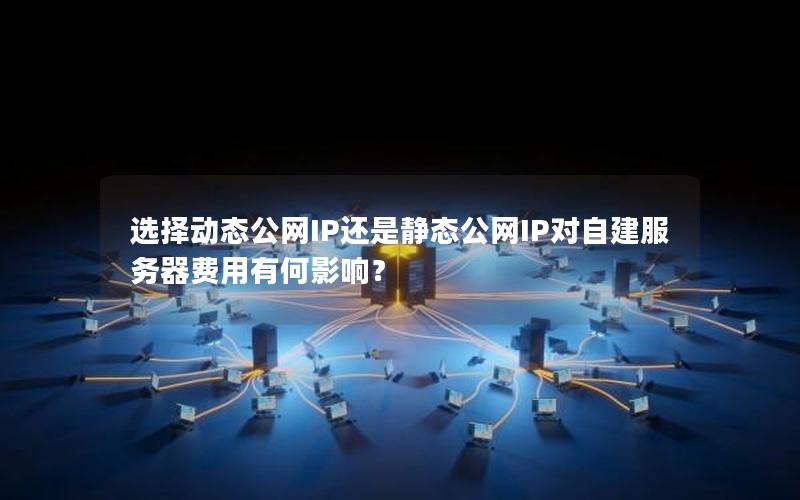 选择动态公网IP还是静态公网IP对自建服务器费用有何影响？