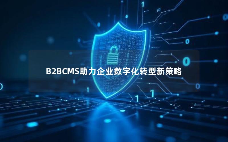 B2BCMS助力企业数字化转型新策略