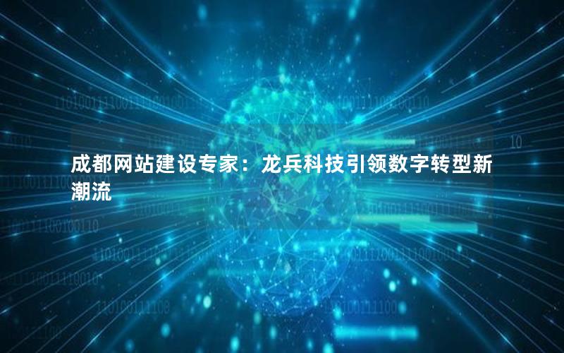 成都网站建设专家：龙兵科技引领数字转型新潮流