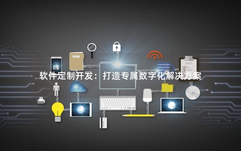 软件定制开发：打造专属数字化解决方案