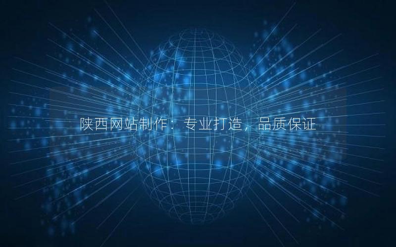 陕西网站制作：专业打造，品质保证