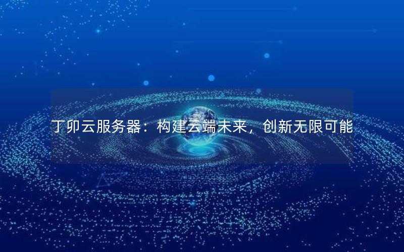 丁卯云服务器：构建云端未来，创新无限可能