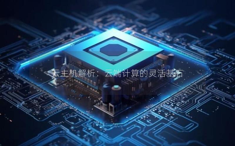 云主机解析：云端计算的灵活基石