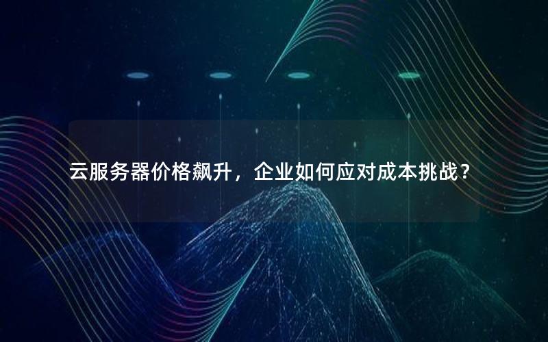 云服务器价格飙升，企业如何应对成本挑战？