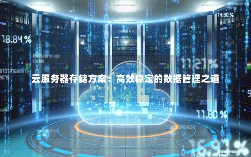 云服务器存储方案：高效稳定的数据管理之道