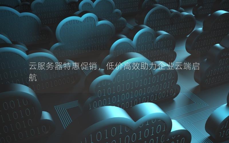 云服务器特惠促销，低价高效助力企业云端启航