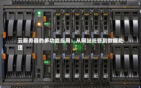 云服务器的多功能应用：从网站托管到数据处理