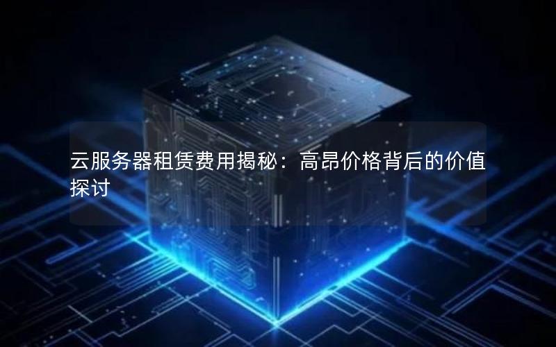 云服务器租赁费用揭秘：高昂价格背后的价值探讨
