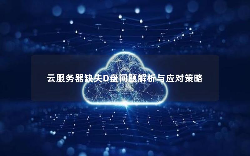 云服务器缺失D盘问题解析与应对策略