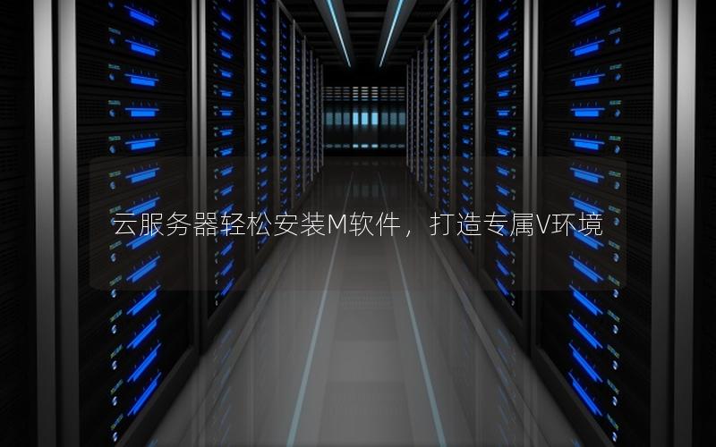 云服务器轻松安装M软件，打造专属V环境