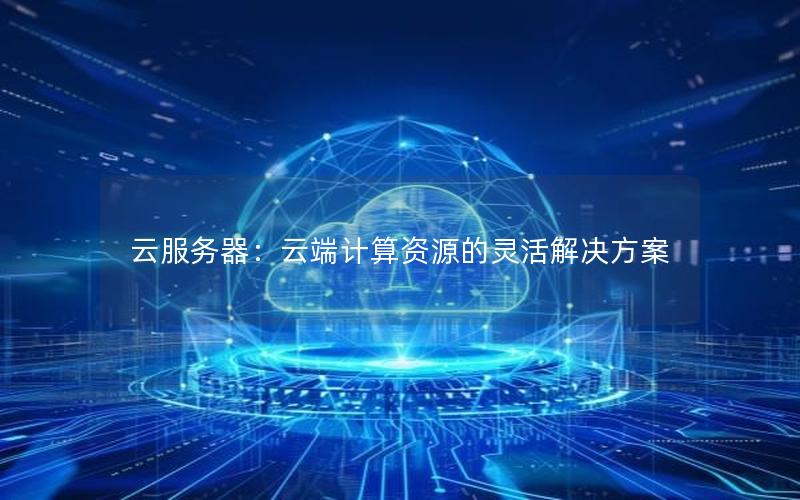 云服务器：云端计算资源的灵活解决方案