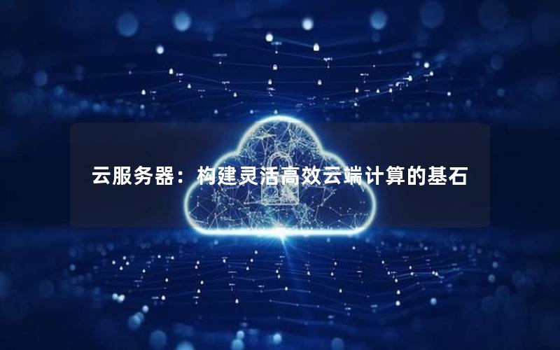 云服务器：构建灵活高效云端计算的基石