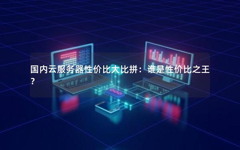 国内云服务器性价比大比拼：谁是性价比之王？