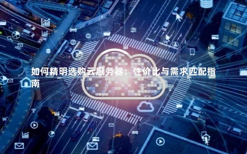 如何精明选购云服务器：性价比与需求匹配指南