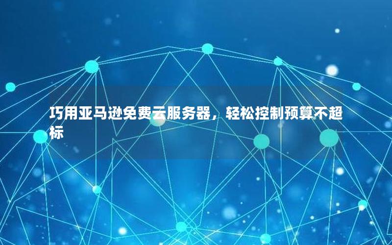 巧用亚马逊免费云服务器，轻松控制预算不超标