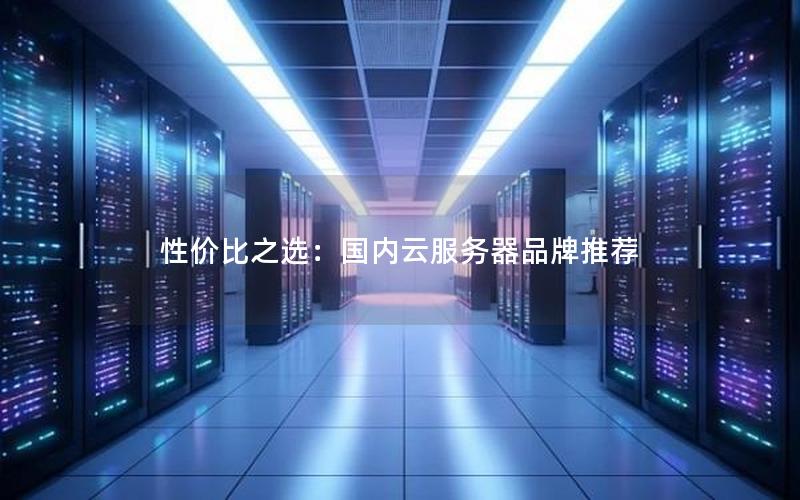 性价比之选：国内云服务器品牌推荐