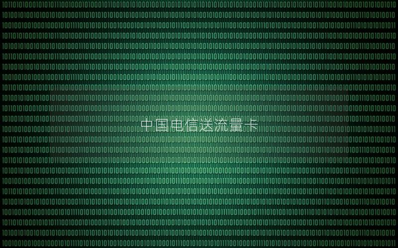 中国电信送流量卡