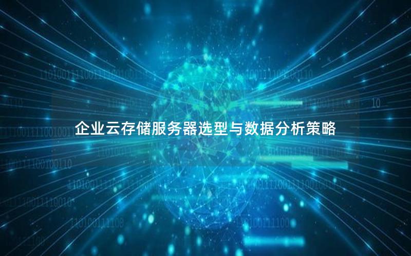 企业云存储服务器选型与数据分析策略