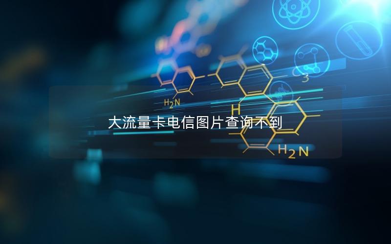 大流量卡电信图片查询不到