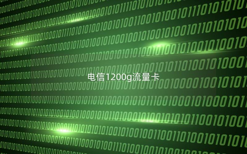 电信1200g流量卡