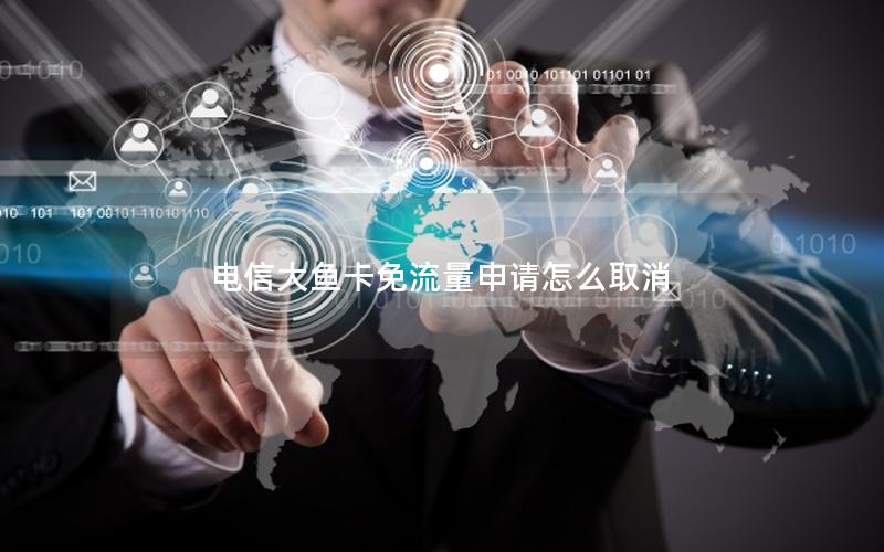 电信大鱼卡免流量申请怎么取消