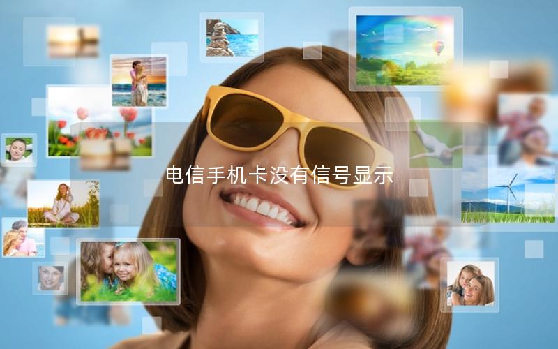 电信手机卡没有信号显示