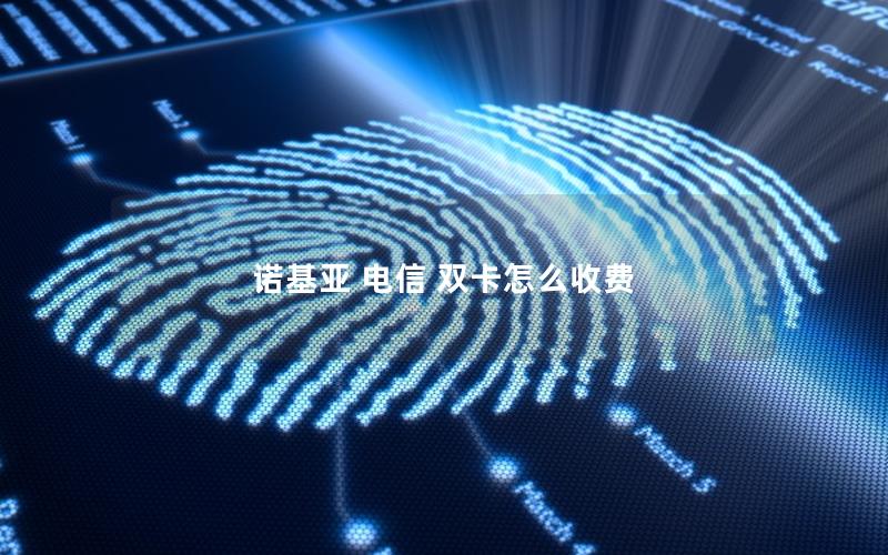 诺基亚 电信 双卡怎么收费