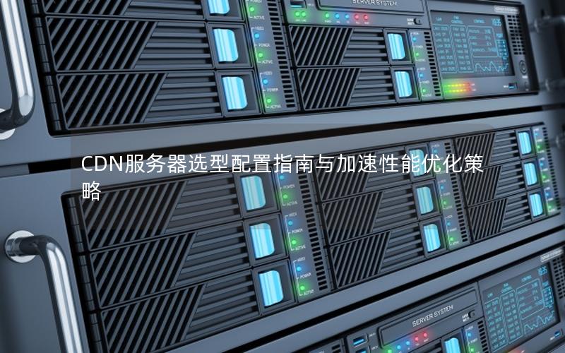 CDN服务器选型配置指南与加速性能优化策略