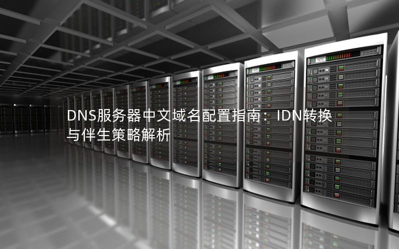 DNS服务器中文域名配置指南：IDN转换与伴生策略解析