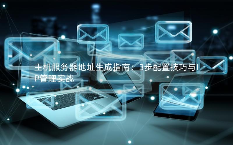主机服务器地址生成指南：3步配置技巧与IP管理实战