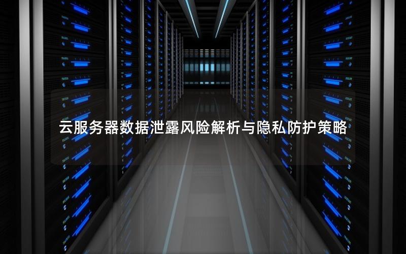 云服务器数据泄露风险解析与隐私防护策略