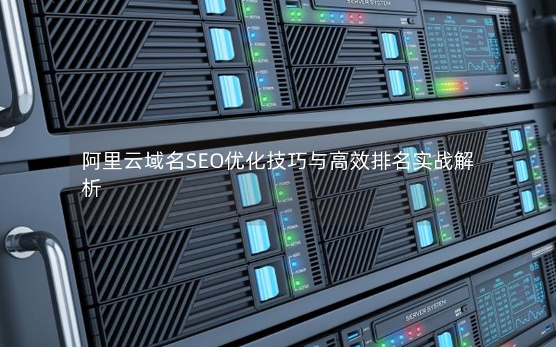 阿里云域名SEO优化技巧与高效排名实战解析