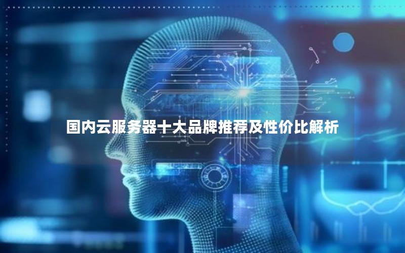 国内云服务器十大品牌推荐及性价比解析