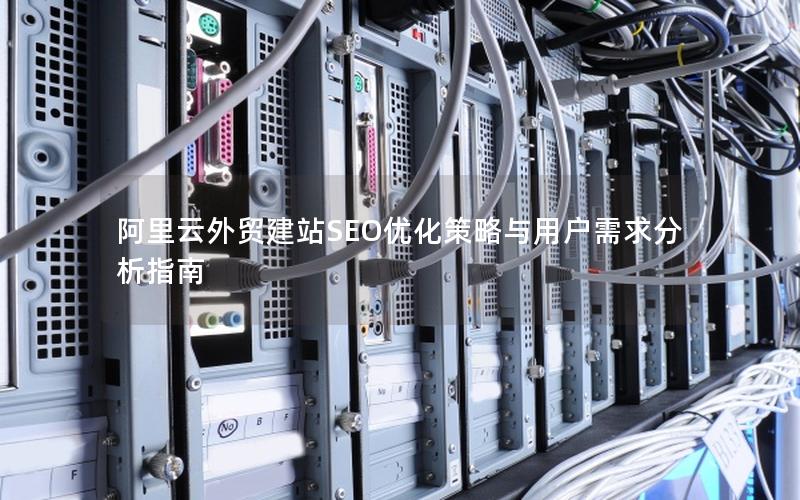 阿里云外贸建站SEO优化策略与用户需求分析指南