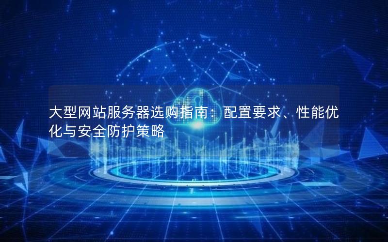 大型网站服务器选购指南：配置要求、性能优化与安全防护策略