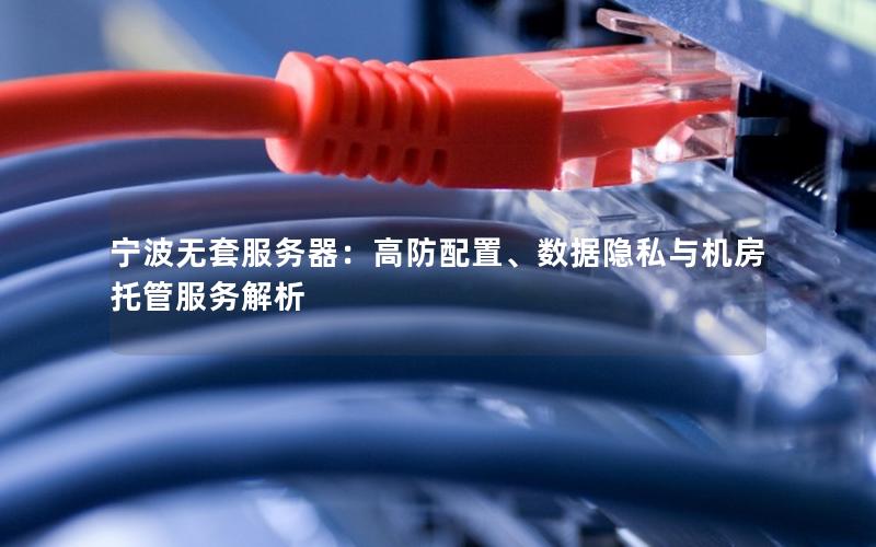 宁波无套服务器：高防配置、数据隐私与机房托管服务解析