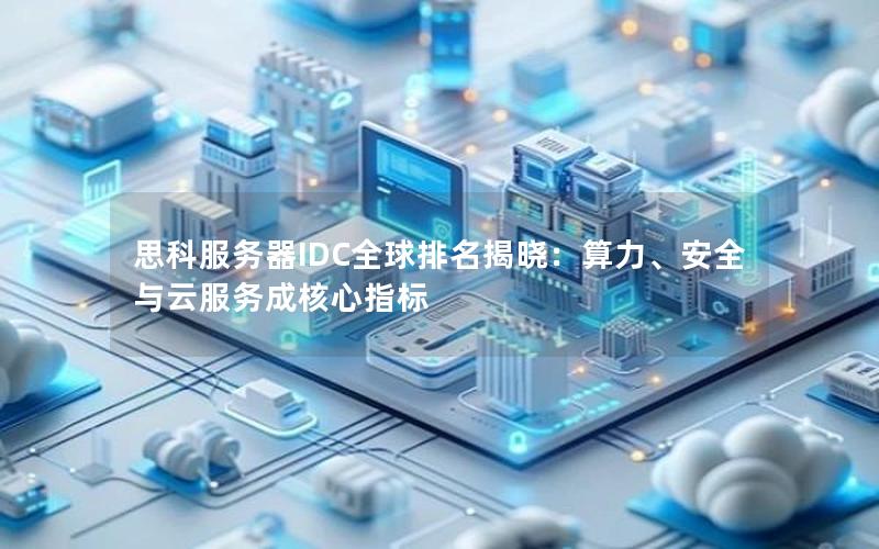 思科服务器IDC全球排名揭晓：算力、安全与云服务成核心指标
