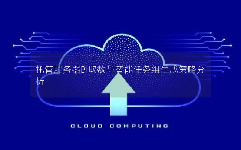 托管服务器BI取数与智能任务组生成策略分析