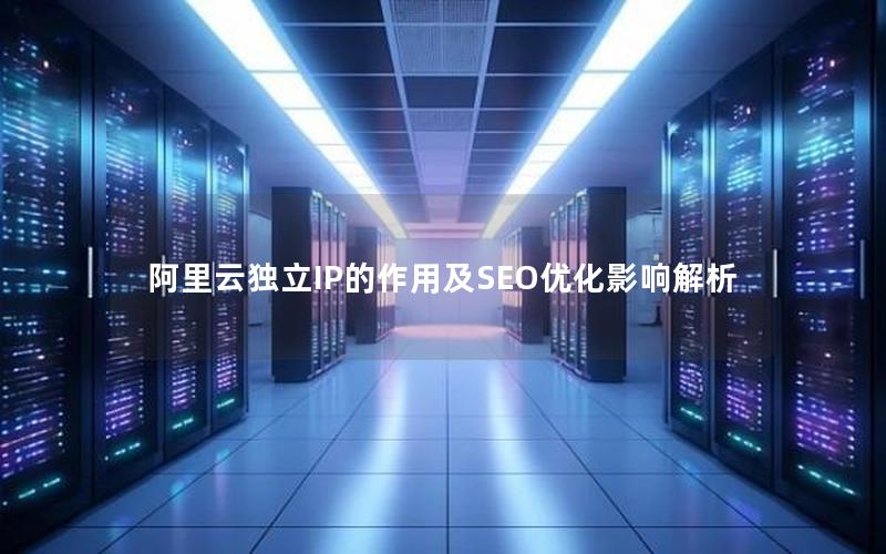 阿里云独立IP的作用及SEO优化影响解析